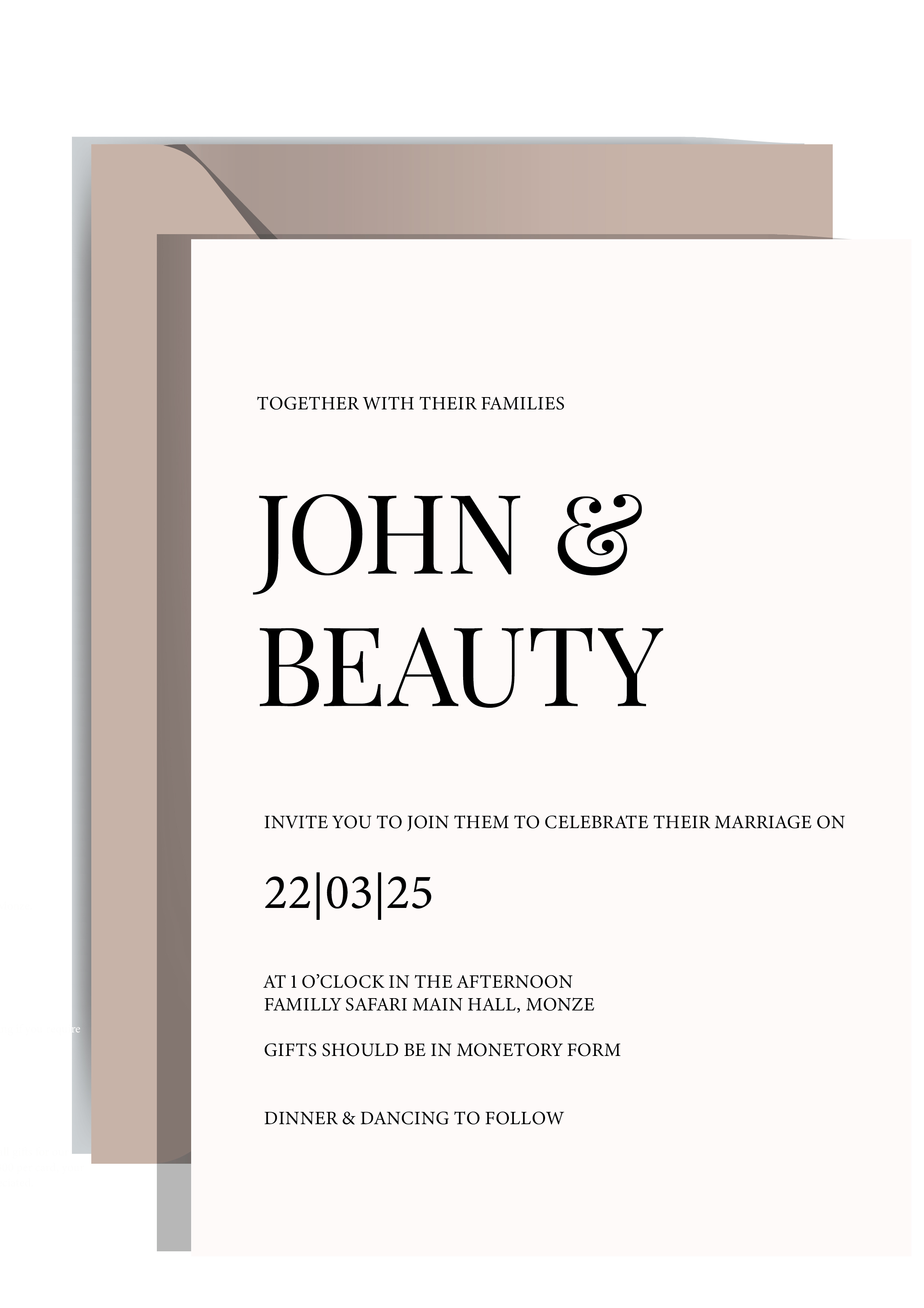 Menu Card